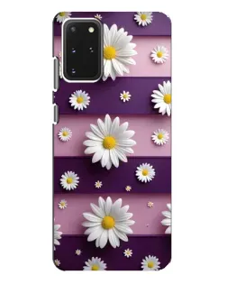 Чехол для Samsung Galaxy S20 Plus с картинкой «Ромашки на фиолетовом» Чехол для Samsung Galaxy S20 Plus с картинкой «Ромашки на фиолетовом»