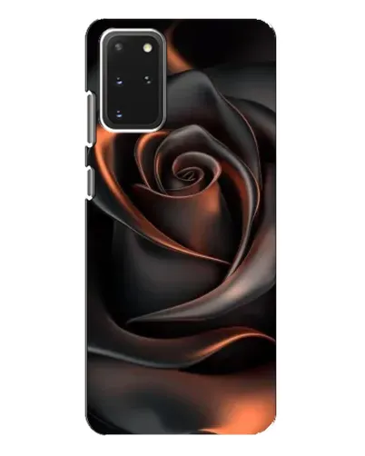 Чехол для Samsung Galaxy S20 Plus с картинкой «Шелковая черная роза»