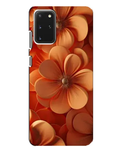 Чехол для Samsung Galaxy S20 Plus с картинкой «Оранжевый макро цветок»