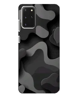 Чехол для Samsung Galaxy S20 Plus с картинкой «Темный абстрактный камуфляж» Чехол для Samsung Galaxy S20 Plus с картинкой «Темный абстрактный камуфляж»