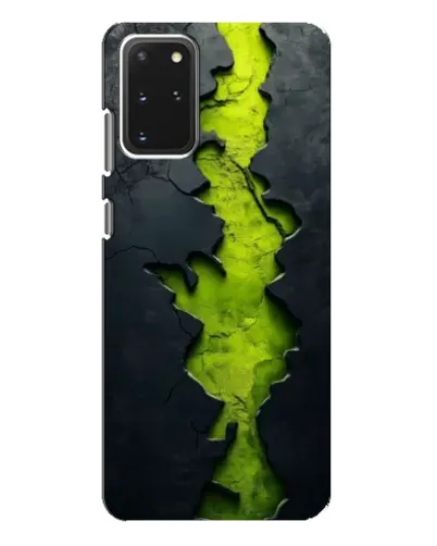 Чехол для Samsung Galaxy S20 Plus с картинкой «Салатовый разлом скалы»