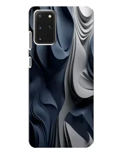 Чехол для Samsung Galaxy S20 Plus с картинкой «Объемные синие складки» Чехол для Samsung Galaxy S20 Plus с картинкой «Объемные синие складки»