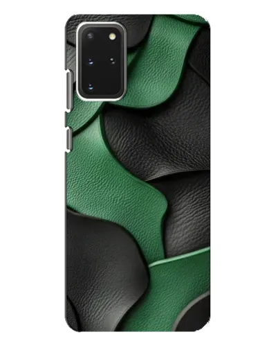 Чехол для Samsung Galaxy S20 Plus с картинкой «Зеленые кожаные волны»