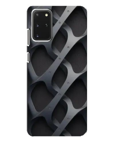 Чехол для Samsung Galaxy S20 Plus с картинкой «Объемное серое плетение»