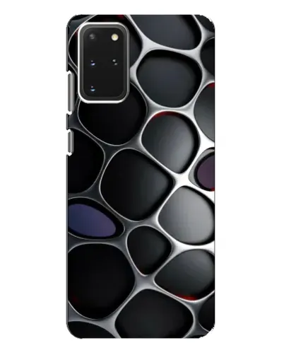 Чехол для Samsung Galaxy S20 Plus с картинкой «Объемная темная решетка»