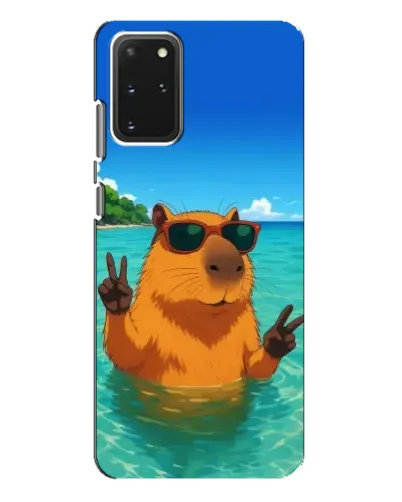 Чехол для Samsung Galaxy S20 Plus с картинкой «Морская капибара» Чехол для Samsung Galaxy S20 Plus с картинкой «Морская капибара»