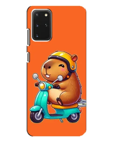 Чехол для Samsung Galaxy S20 Plus с картинкой «Капибара на скутере» Чехол для Samsung Galaxy S20 Plus с картинкой «Капибара на скутере»
