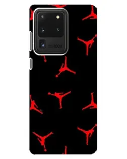 Чехол для Samsung Galaxy S20 Ultra с картинкой «Jordan Red Pattern»