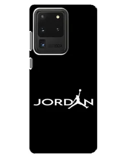 Чехол для Samsung Galaxy S20 Ultra с картинкой «Jordan White Logo» Чехол для Samsung Galaxy S20 Ultra с картинкой «Jordan White Logo»