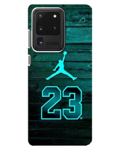 Чехол для Samsung Galaxy S20 Ultra с картинкой «Jordan Cyan 23»