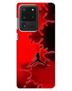 Чехол для Samsung Galaxy S20 Ultra с картинкой «Jordan Red Smoke» Чехол для Samsung Galaxy S20 Ultra с картинкой «Jordan Red Smoke»