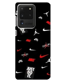 Чехол для Samsung Galaxy S20 Ultra с картинкой «Nike Mix Pattern» Чехол для Samsung Galaxy S20 Ultra с картинкой «Nike Mix Pattern»