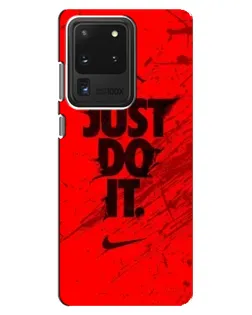 Чехол для Samsung Galaxy S20 Ultra с картинкой «Nike Just Do It» Чехол для Samsung Galaxy S20 Ultra с картинкой «Nike Just Do It»