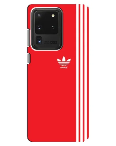 Чохол для Samsung Galaxy S20 Ultra з картинкою «Червоний мінімалізм Adidas»
