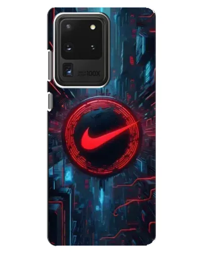 Чехол для Samsung Galaxy S20 Ultra с картинкой «Техногенный стиль Nike»
