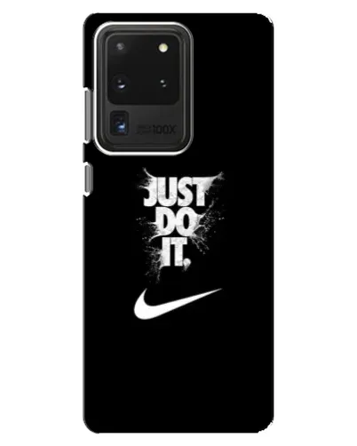 Чехол для Samsung Galaxy S20 Ultra с картинкой «Текстовый принт Nike»