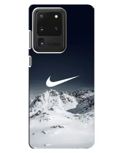 Чехол для Samsung Galaxy S20 Ultra с картинкой «Nike — зимние горы»