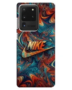 Чехол для Samsung Galaxy S20 Ultra с картинкой «Nike в абстракции»
