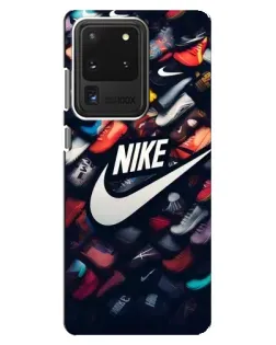 Чехол для Samsung Galaxy S20 Ultra с картинкой «Коллекция кроссовок Nike»