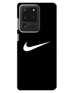 Чехол для Samsung Galaxy S20 Ultra с картинкой «Минималистический Найк»