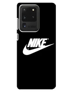 Чехол для Samsung Galaxy S20 Ultra с картинкой «Мазки краски Nike»