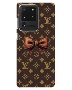 Чохол для Samsung Galaxy S20 Ultra з картинкою «LV з бантом»