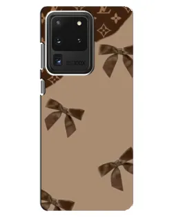 Чохол для Samsung Galaxy S20 Ultra з картинкою «LV — кавовий атлас»