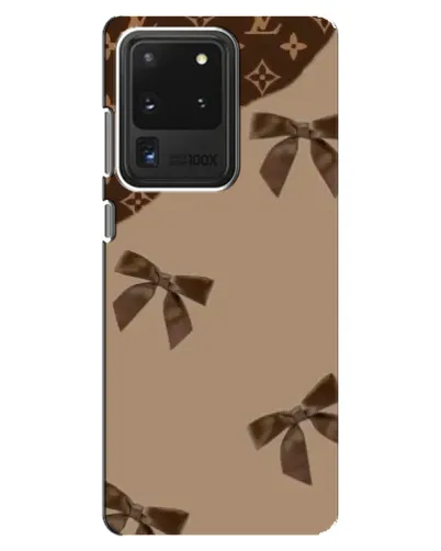 Чохол для Samsung Galaxy S20 Ultra з картинкою «LV — кавовий атлас»