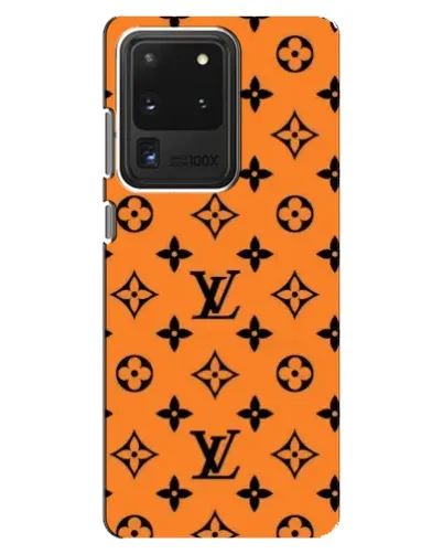 Чохол для Samsung Galaxy S20 Ultra з картинкою «Помаранчевий стиль LV»