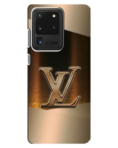 Чохол для Samsung Galaxy S20 Ultra з картинкою «LV — золоте сяйво»