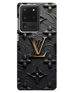 Чохол для Samsung Galaxy S20 Ultra з картинкою «Шкіряна текстура LV»