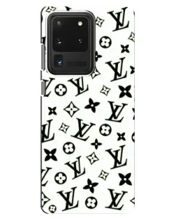 Чохол для Samsung Galaxy S20 Ultra з картинкою «Монохромний хаос LV»