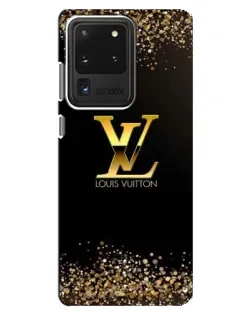 Чохол для Samsung Galaxy S20 Ultra з картинкою «LV — золоті іскри»