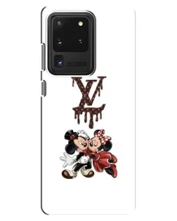 Чохол для Samsung Galaxy S20 Ultra з картинкою «LV та Міккі Маус»