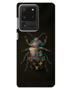 Чохол для Samsung Galaxy S20 Ultra з картинкою «LV — мармуровий принт»