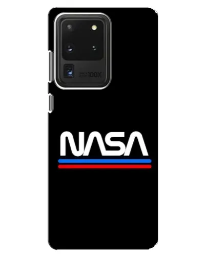 Чехол для Samsung Galaxy S20 Ultra с картинкой «NASA — классика Red Blue»