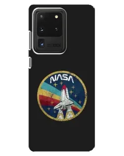Чехол для Samsung Galaxy S20 Ultra с картинкой «NASA — эмблема миссии»