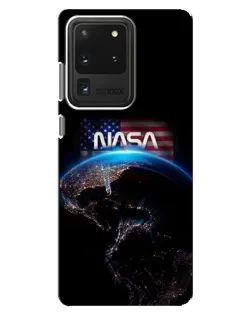 Чехол для Samsung Galaxy S20 Ultra с картинкой «Земля из космоса NASA»
