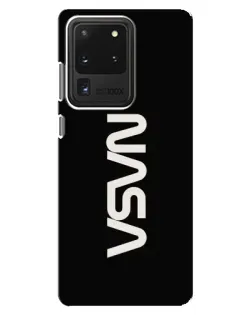 Чехол для Samsung Galaxy S20 Ultra с картинкой «NASA — вертикальный логотип»