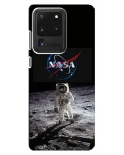 Чехол для Samsung Galaxy S20 Ultra с картинкой «Астронавт на Луне»