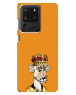 Чехол для Samsung Galaxy S20 Ultra с картинкой «Золотая обезьяна Bored Ape»