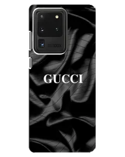 Чехол для Samsung Galaxy S20 Ultra с картинкой «Gucci — шелковые волны»
