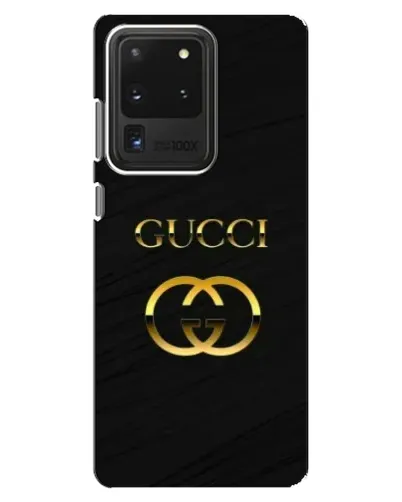 Чехол для Samsung Galaxy S20 Ultra с картинкой «Золотой логотип Gucci» Чехол для Samsung Galaxy S20 Ultra с картинкой «Золотой логотип Gucci»