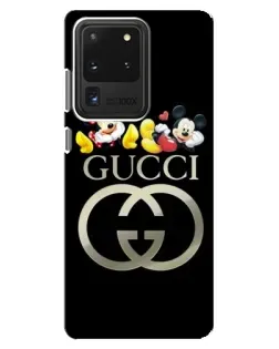 Чехол для Samsung Galaxy S20 Ultra с картинкой «Gucci — герои Disney»