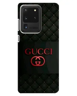 Чехол для Samsung Galaxy S20 Ultra с картинкой «Gucci — стеганый черный»