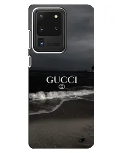 Чехол для Samsung Galaxy S20 Ultra с картинкой «Gucci — морской прибой»