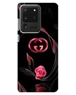 Чехол для Samsung Galaxy S20 Ultra с картинкой «Gucci — неоновая роза»