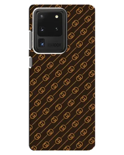 Чехол для Samsung Galaxy S20 Ultra с картинкой «Gucci — золотые диагонали» Чехол для Samsung Galaxy S20 Ultra с картинкой «Gucci — золотые диагонали»