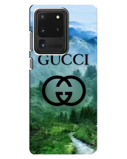 Чехол для Samsung Galaxy S20 Ultra с картинкой «Gucci — горный пейзаж»