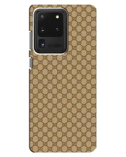 Чохол для Samsung Galaxy S20 Ultra з картинкою «Gucci — класичний беж»